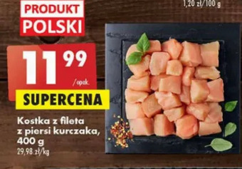 Biedronka Kostka z fileta piersi kurczaka oferta