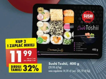 Biedronka Sushi toshii 4You oferta