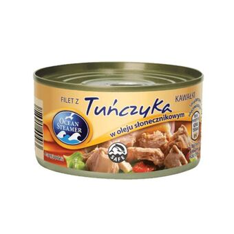 Filet z tuńczyka w oleju słonecznikowym