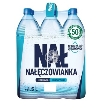 Carrefour Express Nałęczowianka Naturalna woda mineralna niegazowana 6 x 1,5 l oferta
