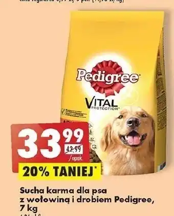 Biedronka Pedigree Vital Protection Psy dorosłe Karma pełnoporcjowa z drobiem & warzywami 2,6 kg oferta