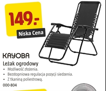 Jula Leżak ogrodowy Kayoba oferta