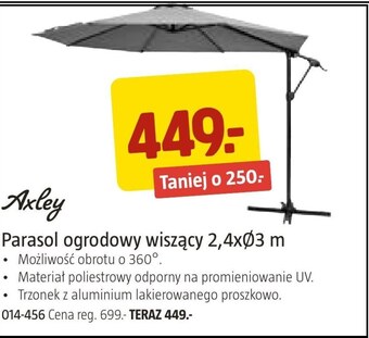 Parasol ogrodowy Axley