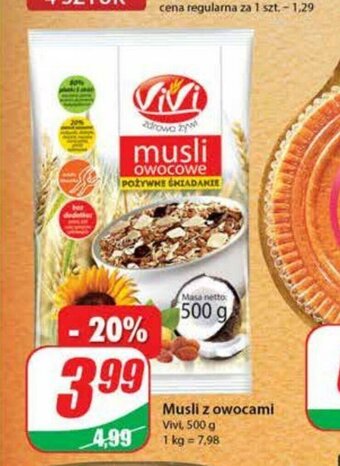 Dino Musli z owocami 500g oferta