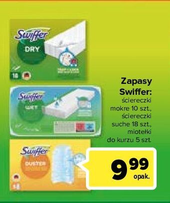 Chusteczki nawilżane do podłóg Swiffer