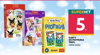 Dealz Karty piotruś księżniczki Trefl oferta