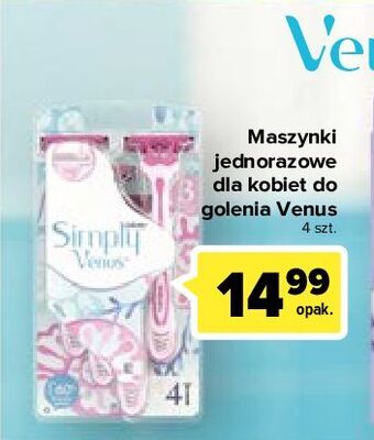 Carrefour Maszynka do golenia pink Gillette Simply Venus oferta