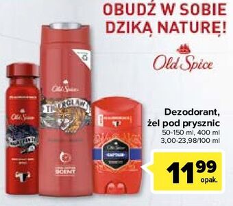 Carrefour Zel pod prysznic Old Spice Tigerclaw oferta