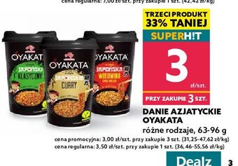 Dealz Danie japońska wołowina w sosie wasabi Ajinomoto Oyakata oferta