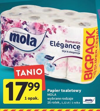 Intermarche Papier toaletowy romantic Mola Elegance oferta