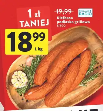 Intermarche Kiełbasa podlaska grillowa Sisco oferta