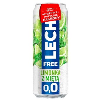 Stokrotka Express Lech Free Piwo bezalkoholowe limonka z miętą 500 ml oferta