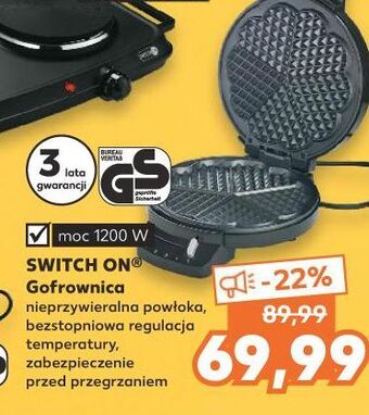 Kaufland Gofrownica 1200w Switch On oferta