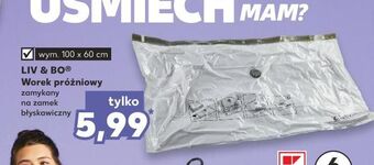 Kaufland Worek próżniowy 60 x 100 cm Liv & Bo oferta