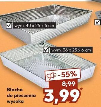 Kaufland Blacha do pieczenia 40 x 25 6 cm oferta