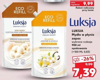 Kaufland Mydło w płynie cotton milk & provitamin b5 Luksja Creamy Soft oferta