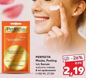 Kaufland Maska na twarz szyję i dekolt wyrównanie kolorytu Perfecta Fenomen C oferta