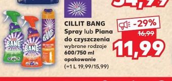 Kaufland Pianka do łazienki osad z mydła i prysznica Cillit Bang Aktywna Piana oferta