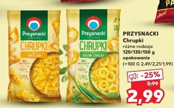 Kaufland Chrupki żółty ser Przysnacki oferta