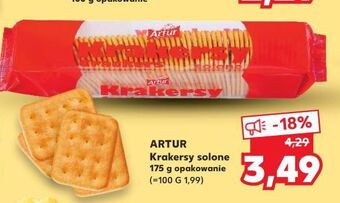 Kaufland Krakersy solone Artur oferta