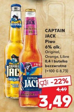 Kaufland Piwo Captain Jack Exotic Daiquiri oferta