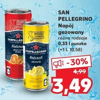 Kaufland Napój limonata San Pellegrino oferta
