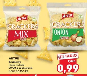 Kaufland Krakersy cebulka Artur oferta