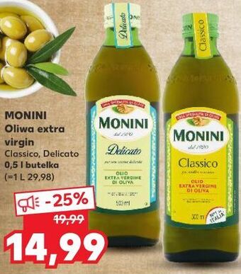 Kaufland Oliwa z oliwek extra vergine Monini Delicato oferta