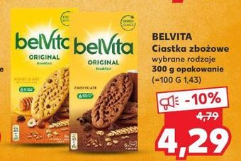 Kaufland Ciastka orzechy + miód Belvita oferta