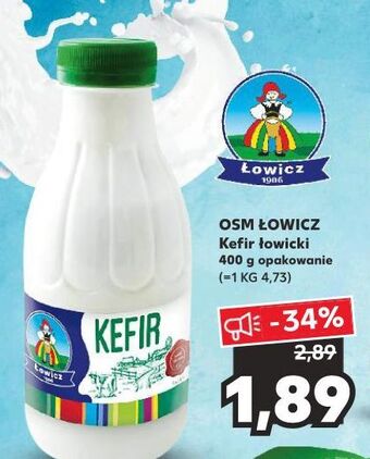 Kaufland Kefir naturalny Łowicz 1906 Łowicki oferta