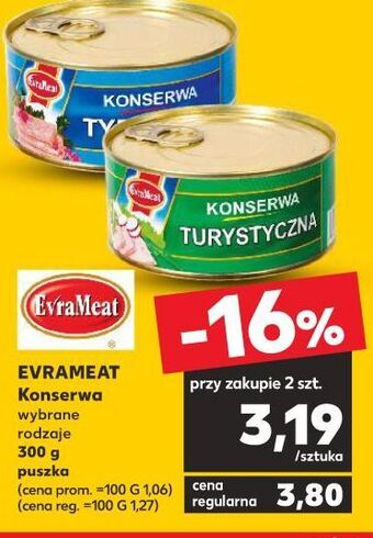 Kaufland Konserwa turystyczna Evrameat oferta