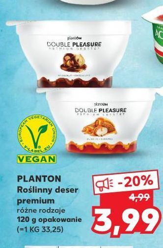 Kaufland Deser almond & caramel Planton Double Pleasure oferta