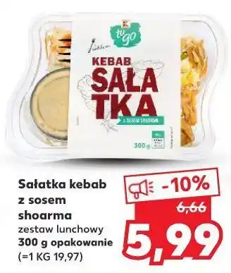 Kaufland Sałatka kebab z sosem shoarma K-Classic Togo oferta