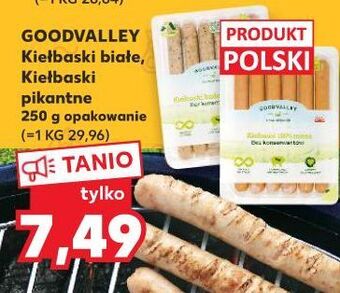 Kaufland Kiełbaski pikantne 100% mięsa Goodvalley oferta