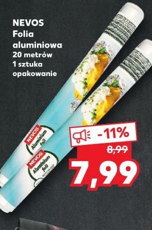 Kaufland Folia aluminiowa 20 m Nevos oferta