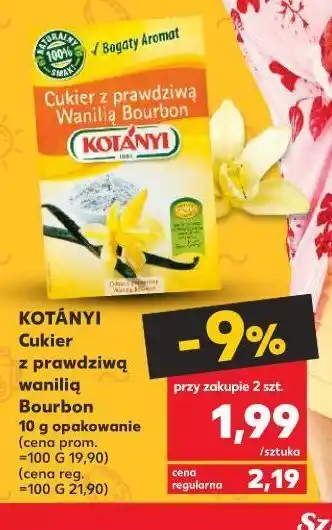 Kaufland Cukier z prawdziwą wanilią Kotanyi oferta