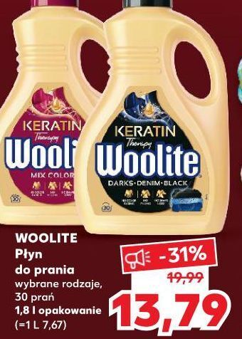 Kaufland Płyn do prania mix colors Woolite Keratin oferta