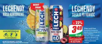Dino Piwo Lech Free Active Hydrate Mango I Cytryna oferta
