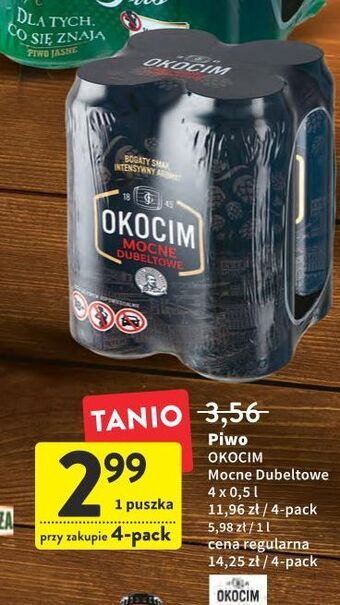 Intermarche Piwo Okocim Mocne Dubeltowe oferta