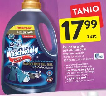Intermarche Żel do prania black Der Waschkonig oferta