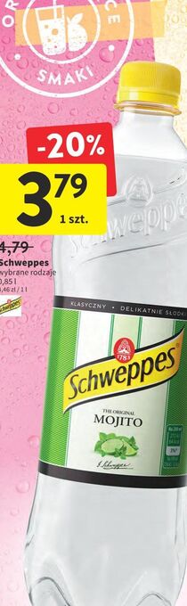Intermarche Napój mojito Schweppes oferta