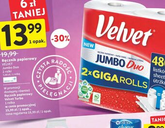 Intermarche Ręcznik papierowy duo Velvet Jumbo oferta