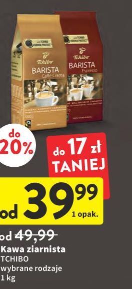 Intermarche Kawa Tchibo Barista Caffe Crema oferta