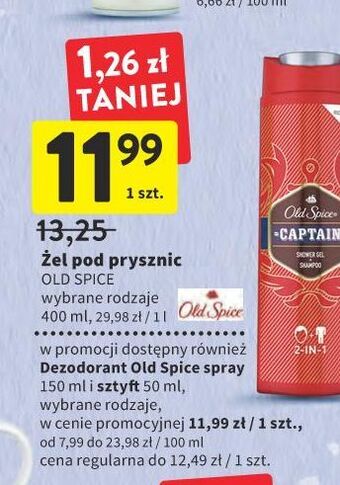 Intermarche Dezodorant Old Spice Captain oferta