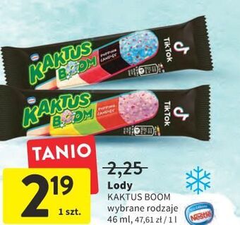 Intermarche Lód boom Nestle Kaktus oferta