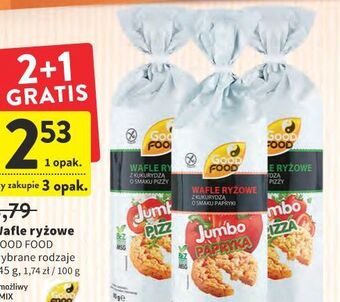 Intermarche Wafle ryżowe jumbo paprykowe Good Food oferta