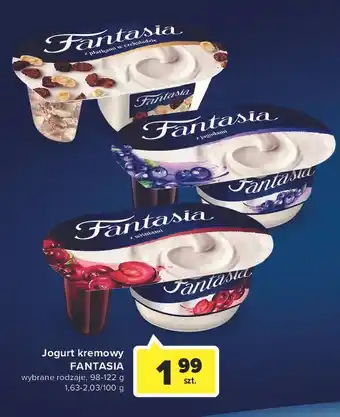 Carrefour Market Jogurt z płatkami w czekoladzie Danone Fantasia oferta