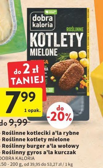 Intermarche Gyros roślinny Dobra Kaloria oferta