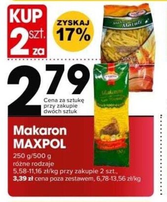 Supeco Makaron Maxpol 250 g oferta