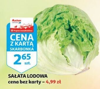 Auchan Sałata lodowa oferta